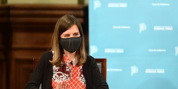 Fernanda Raverta, titular de la Anses. (Federico López Claro)