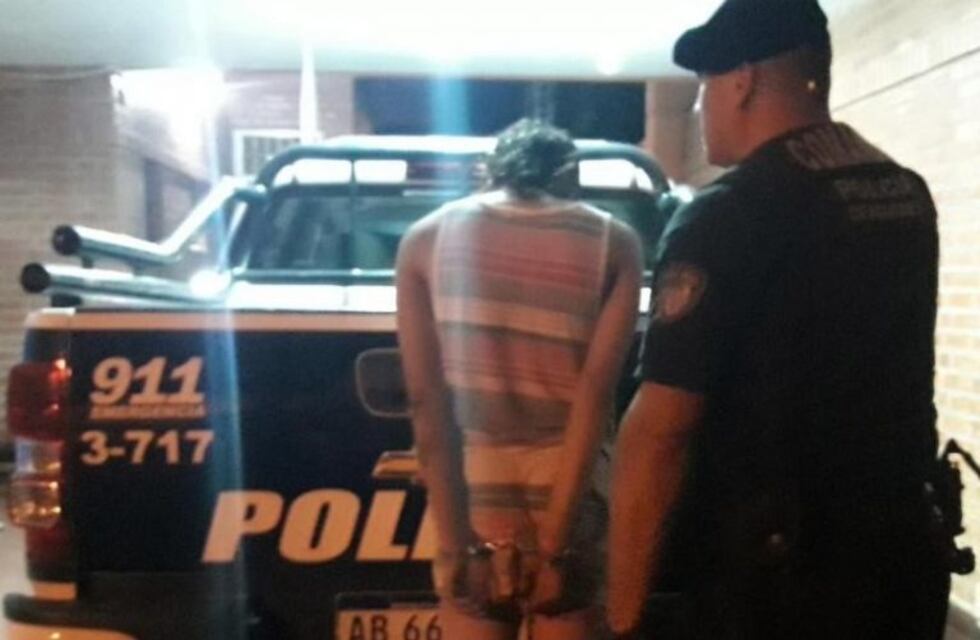 Posadas: tenía pedido de captura, objetos robados y atacó a una patrulla policial