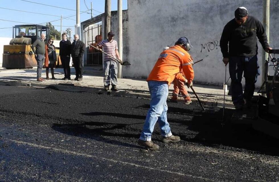 Punta Alta: Finalizó la repavimentación de Espora al 1400