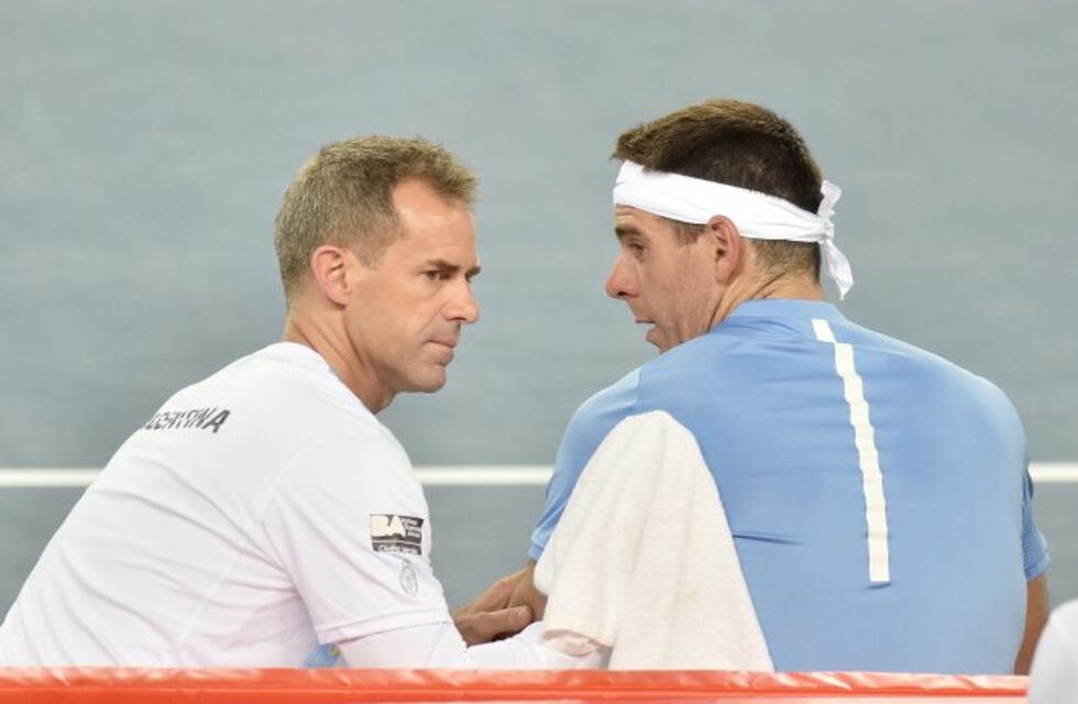 Del Potro palpita su debut en Los Cabos: divertido entrenamiento y la defensa a Orsanic