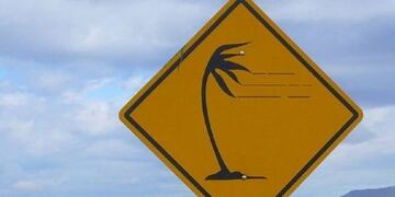 Alerta meteorológico por vientos intensos