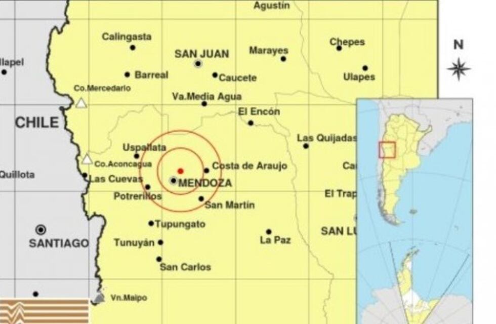 Día del Trabajador bien movidito, dos sismos sacudieron a Mendoza