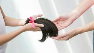 Donación de cabello para pelucas oncológicas.