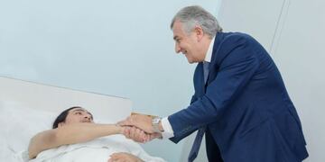 Morales visitó a Manuel Vilca