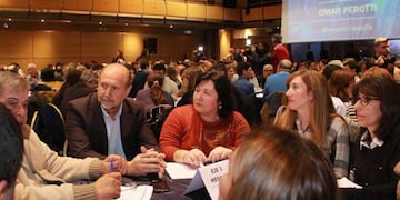 El ex intendente de Rafaela presentó el espacio Proyecto Santa Fe en Rosario\u002E (@omarperotti)