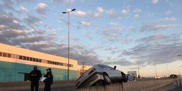Accidente en avenida La Voz del Interior\u002E