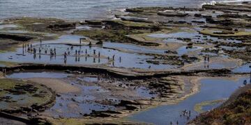 Reparan los piletones de La Lobería en Río Negro