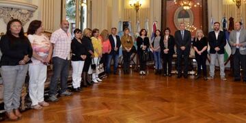 Acto día del maesto con presencia del gobernador Morales