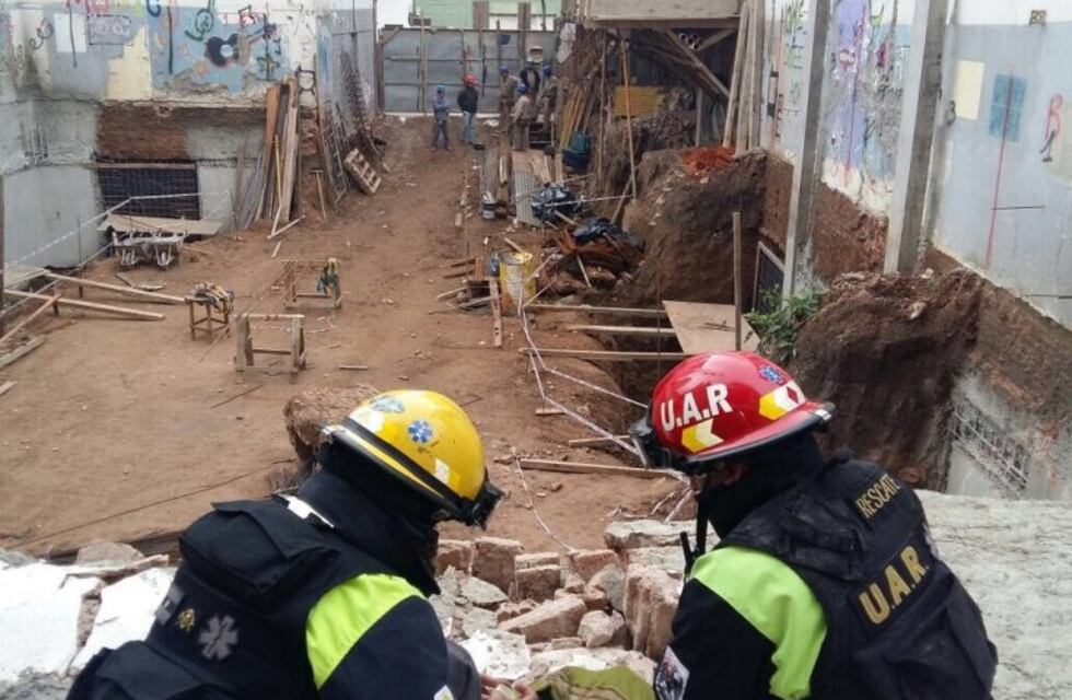 Un derrumbe en Palermo provocó destrozos y la muerte de una mascota
