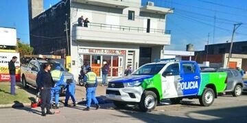 Choque avenida álvarez