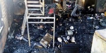 Se incendió una casa en San Rafael