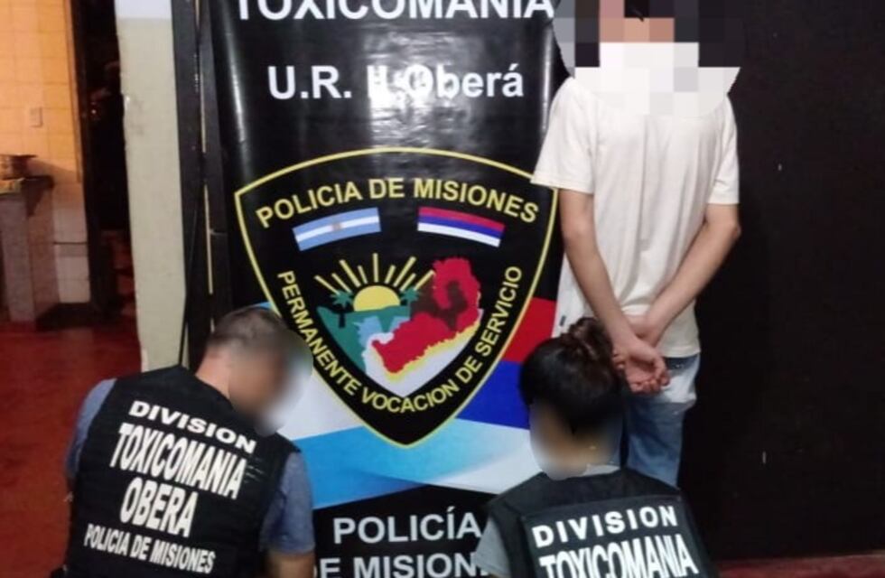 Atraparon a un joven con 2 gramos de cocaína