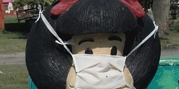 Uso del Barbijo en Santiago Temple