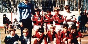 La foto fue publicada en Twitter por la madre de Maxi Rodríguez