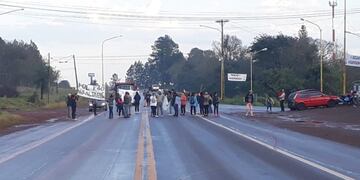 Protesta en rutas de Misiones\u002E (Primera Ed\u002E)