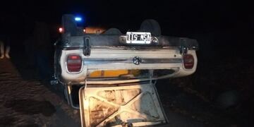 Tumbo de un Falcon con nueve ocupantes en Las Albahacas