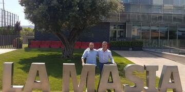 José Buteler y Matías Roby está en España\u002E Invitados por el médico del Barcelona, Gil Rodas Font, están intercambiando ideas y capacitándose