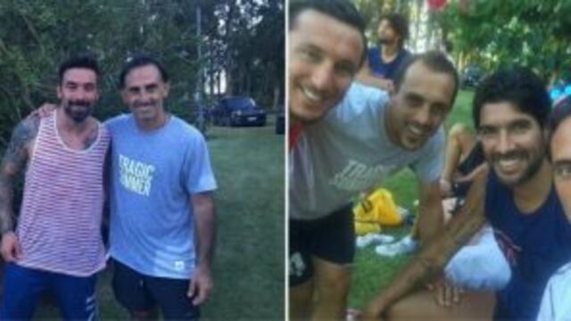 Latorre jugu00f3 con Lavezzi y otros cracks