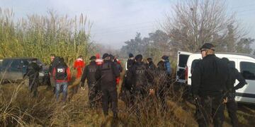 La Unidad Canina trabajaba en el lugar con personal de la PDI\u002E