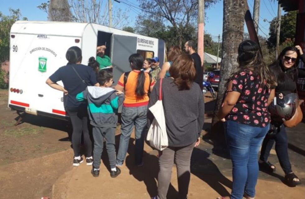 Quirófano móvil en el Barrio Granjas de Iguazú