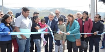 Corte de cintas en nuevo sector de Volcán, en Jujuy