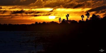 Atardecer en Miramar de Ansenuza - PH Hugo Giraudo