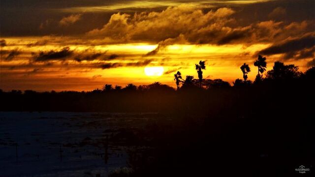 Atardecer en Miramar de Ansenuza - PH Hugo Giraudo
