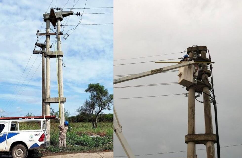 Temporal en la provincia: SECHEEP trabaja para restablecer la energía eléctrica