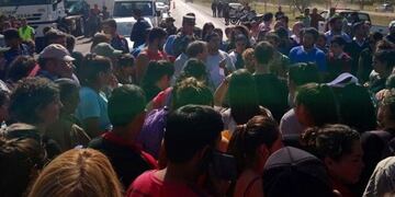 La movilización de los ciudadanos del Valle de Uco hicieron epicentro en la ciudad de San Carlos donde cortaron la ruta 40\u002E