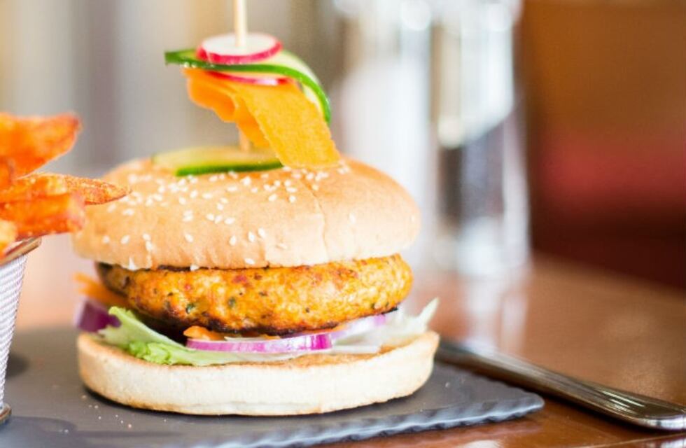 Receta de hamburguesa de arroz y legumbres