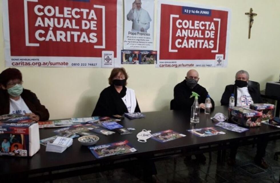 Cáritas presentó su Colecta Anual 2020 que se realizará 13 y 14 de junio