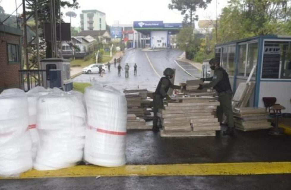 Gendarmería incautó un millonario contrabando en la frontera con Brasil