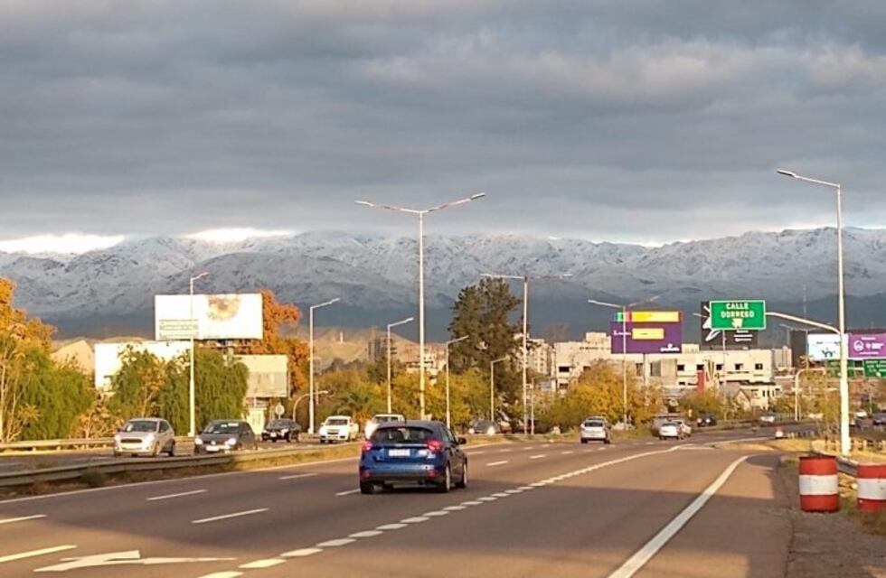 Fin de semana frío y con nevadas en la precordillera