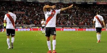 Caudillo de la defensa para un partido chivo\u002E Cristian Lema y Belgrano se quieren colar en la fiesta de River\u002E