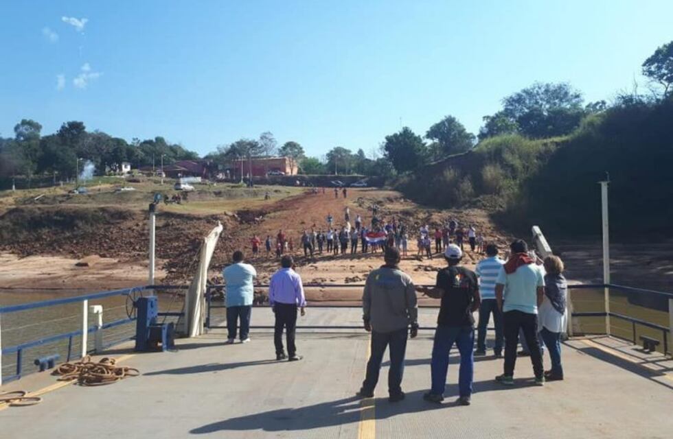 Ruta del maíz: habilitan nueva balsa en Puerto Piray