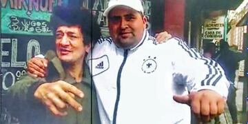 Pity Álvarez y su víctima Cristian Díaz