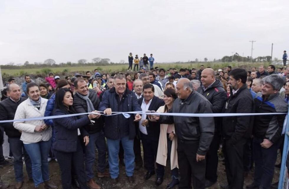 Alto Verde: inauguraron un nuevo pozo de agua y luminarias led