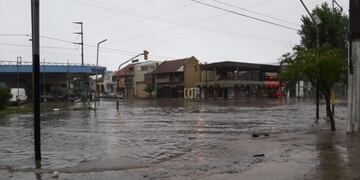 Siguen las complicaciones por las lluvias en Mar del Plata (Foto: Ahora Mar del Plata)