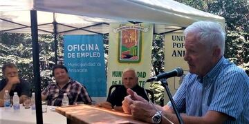 El rector Hugo Juri estuvo presente en la inauguración formal de la Universidad Popular de Anisacate