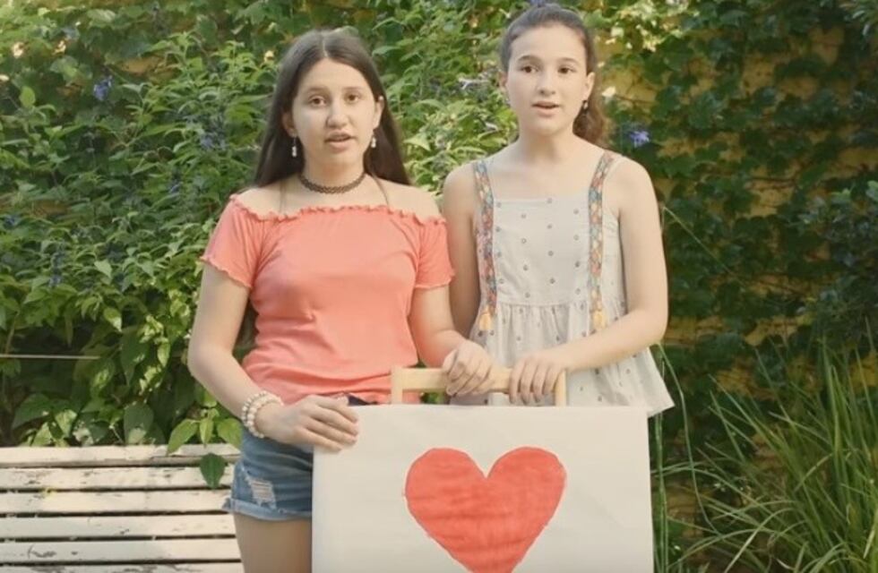 El conmovedor video de dos nenas nicoleñas para concientizar sobre la donación de órganos
