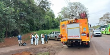 Encuentran un cadáver en Puerto Iguazú en avanzado estado de descomposición.