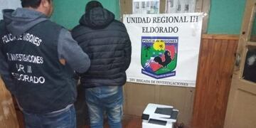 El apresado se alojaba en un hotel de Eldorado\u002E