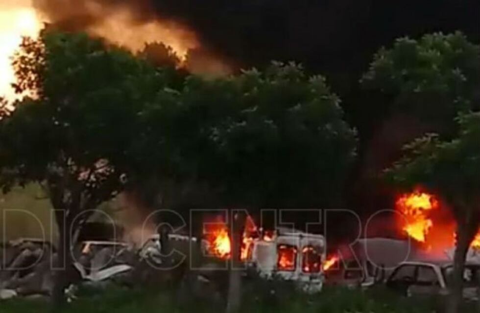 Se incendió un Depósito Judicial en Villa María