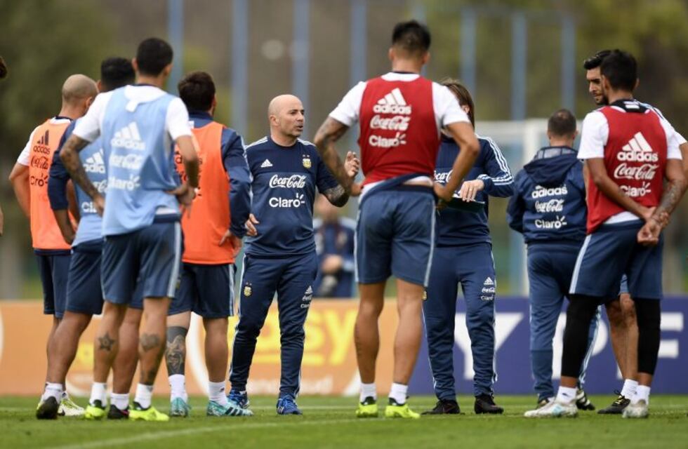 La Selección argentina se entrenó en Ezeiza, con la mira puesta en Venezuela