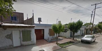 Perro quemado en San Martín