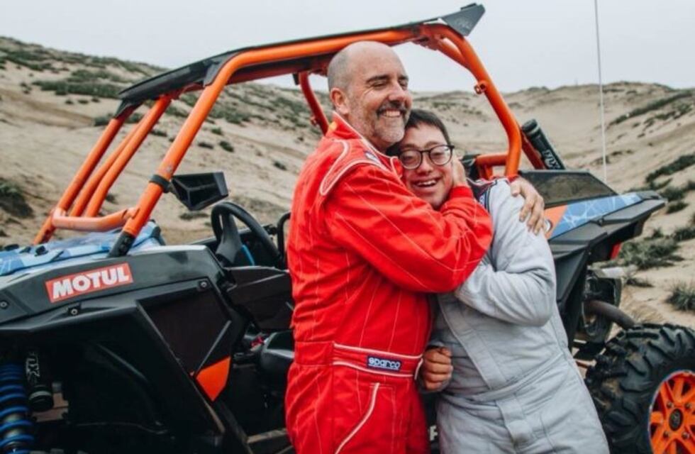 Lucas Barrón, primer corredor del Dakar con síndrome de Down