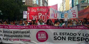 Ni una menos Córdoba. Foto de archivo.