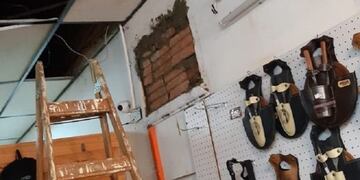 La dueña del local se encontró con la escena cuando llegó el sábado al mediodía\u002E