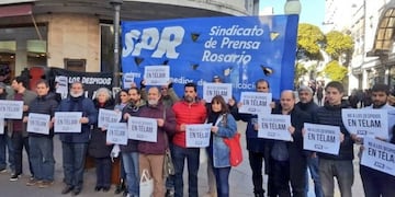 Volanteada por los despedidos en Télam en Córdoba y San Martín\u002E