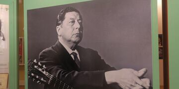 Fotografía de Atahualpa Yupanqui\u002E